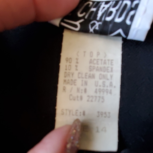 R & M Richards•Gold embellished tunic/top/jacket•size 14• - Picture 4 of 16